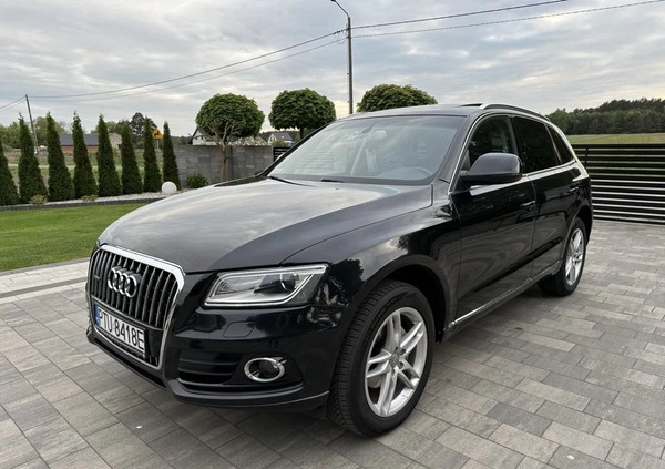 Audi Q5 cena 69900 przebieg: 190518, rok produkcji 2013 z Biała Rawska małe 379